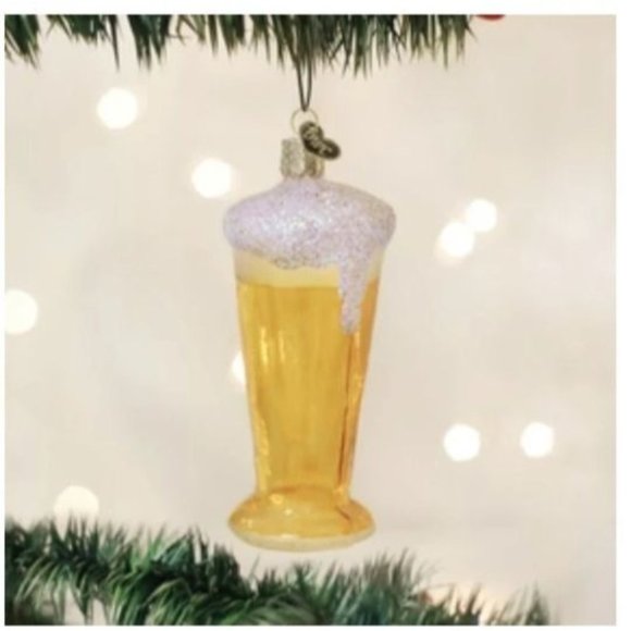 Glass of Beer Old World Christmas Ornament - Picture 1 of 3
